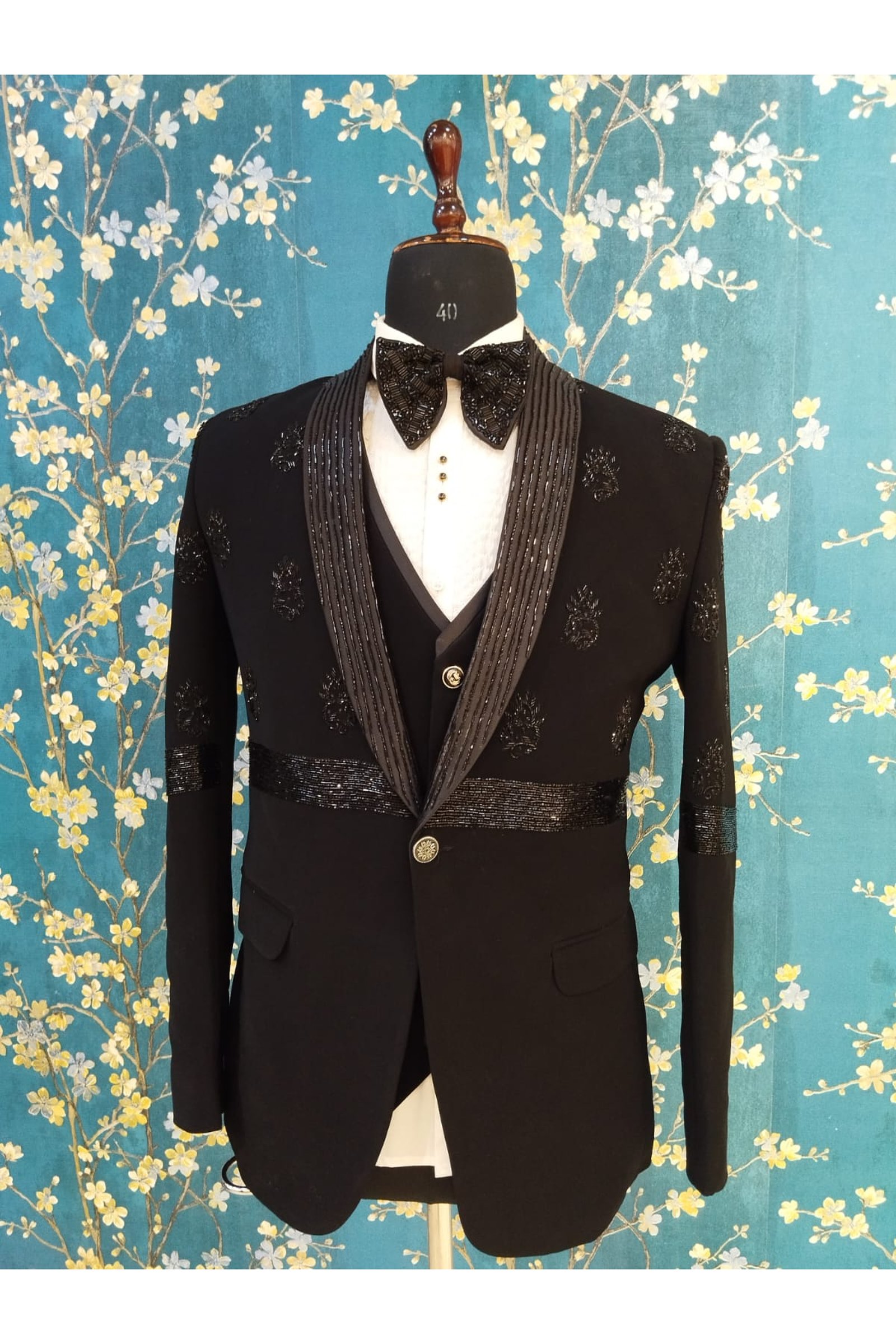 Designer Handwork Belt Style Handwork Suit For Wedding